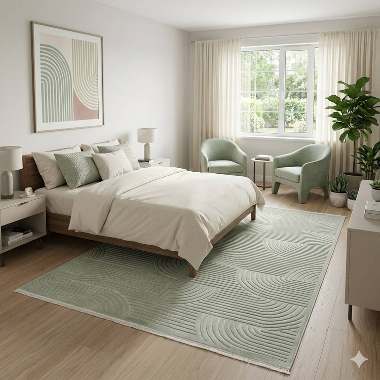 فرش پینترست رنگ سبز