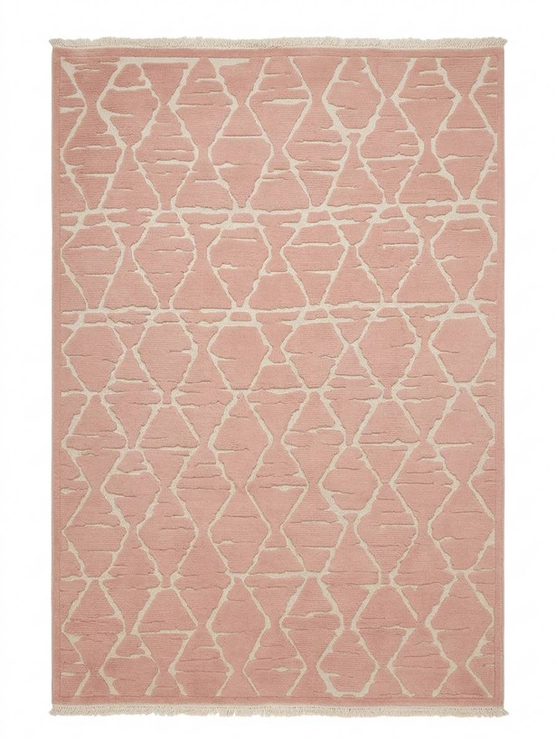 فرش مدرن آرمانی کد ۵۱۱۰ رنگ پینک | ۴۲۰ شانه تراکم ۸۴۰ کلکسیون دلوکس