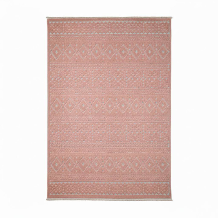 فرش مدرن آرمانی کد ۵۱۰۶ رنگ پینک | ۴۲۰ شانه تراکم ۸۴۰ کلکسیون دلوکس