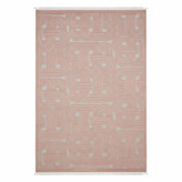 فرش 420 شانه کد 5104 رنگ پینک از کلکسیون دلوکس | فرش آرمانی