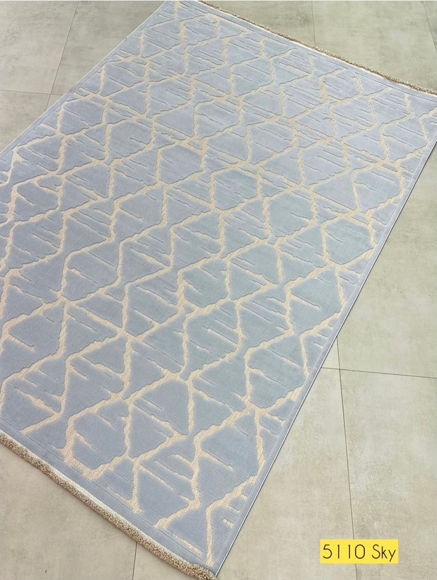 فرش مراکشی آبی