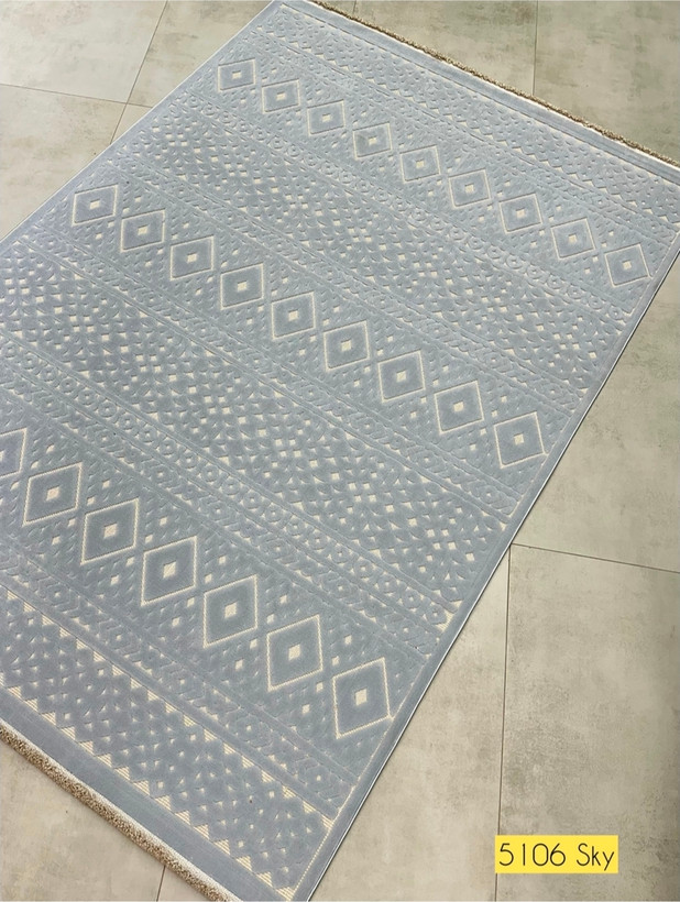 فرش مراکشی آبی