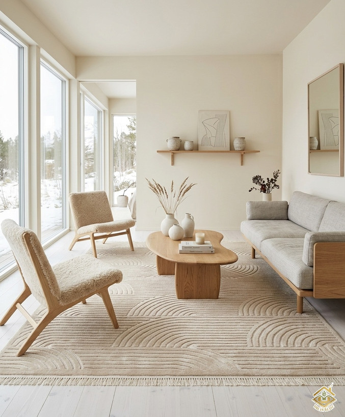 فرش مراکشی نسکافه ای