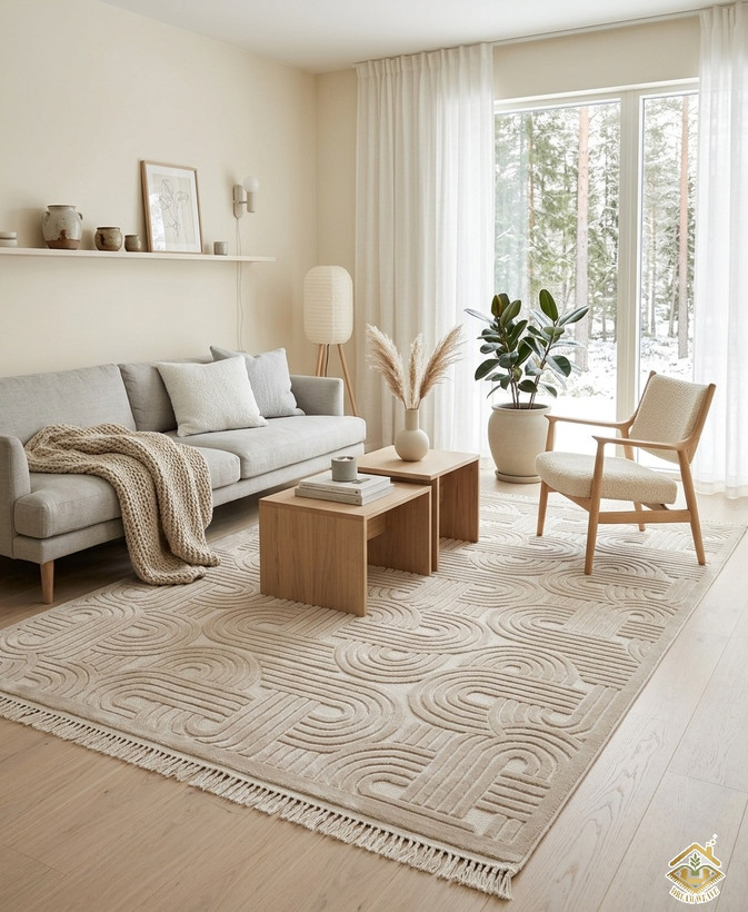 فرش مراکشی نسکافه ای