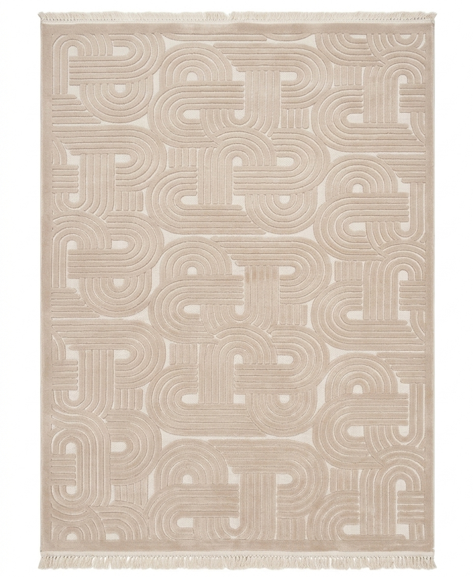 فرش مدرن آرمانی کد 5104 رنگ موکا|کلکسیون دلوکس