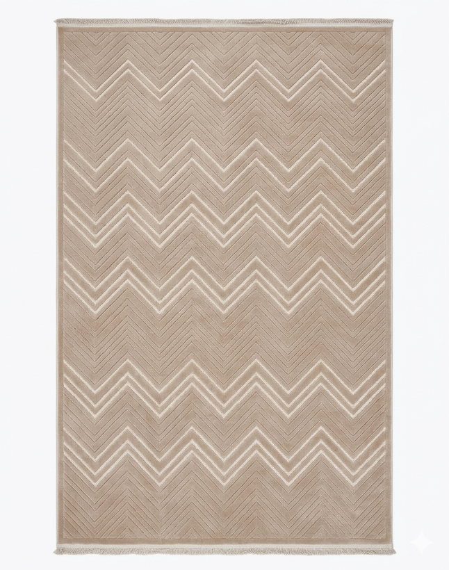 فرش مدرن آرمانی کد ۵۱03 رنگ موکا |کلکسیون دلوکس