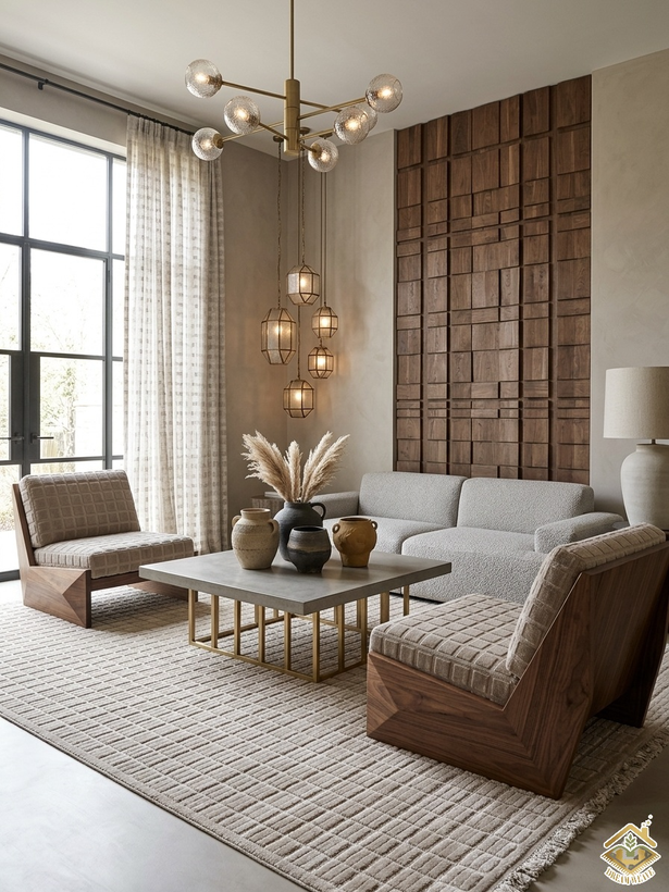 فرش بوهمی نسکافه ای| فرش مراکشی نسکافه ای