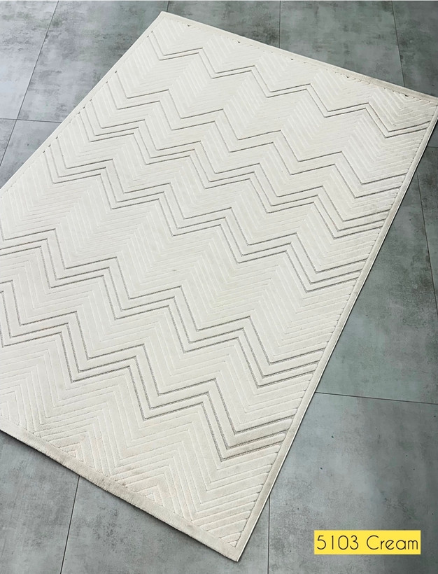 فرش کرم مینیمال