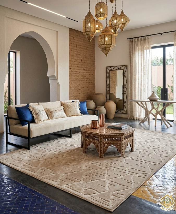 فرش بوهمی | فرش مراکشی