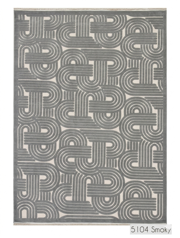 خرید فرش آرمانی کد 5104 اسموکی کلکسیون دلوکس با بهترین قیمت