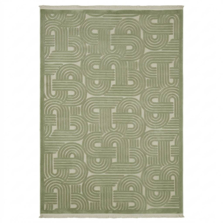 خرید فرش مدرن آرمانی کد 5104 رنگ ماچا |کلکسیون دلوکس با بهترین قیمت