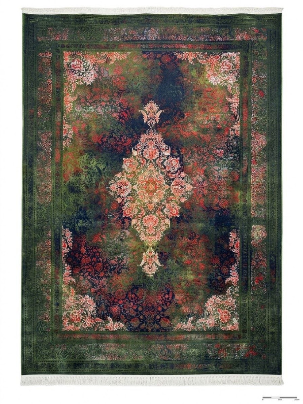 خرید فرش آرمانی کلکسیون فرح کد ١٢٣٢٩ لاکی – 1200 شانه تراکم 3600