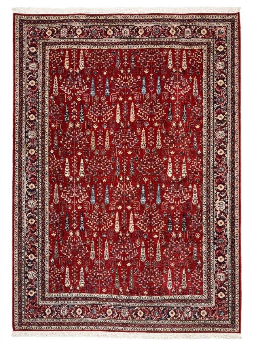 خرید فرش آرمانی کلکسیون فرح کد ١٢٨٢ لاکی – 1200 شانه تراکم 3600