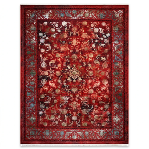 خرید فرش آرمانی کلکسیون فرح کد ١٢٣٣٩لاکی – 1200 شانه تراکم 3600
