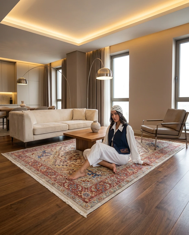 Leyli Carpet Soltan Abad Design 700 Reed 2100 Density Code 8010CL